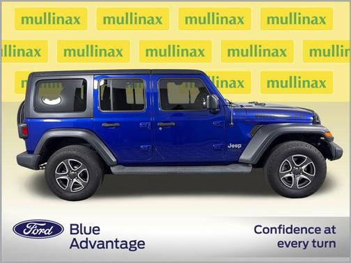 Ocean Blue Metallic Clearcoat 2018 Jeep Wrangler Unlimited Sport