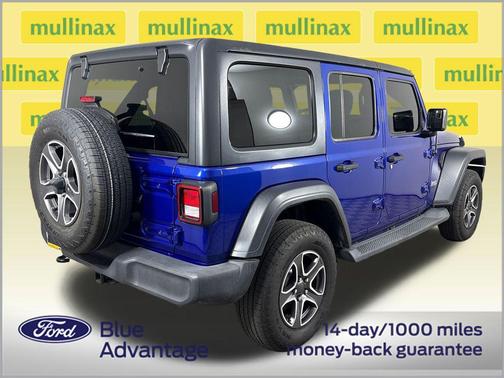 Ocean Blue Metallic Clearcoat 2018 Jeep Wrangler Unlimited Sport