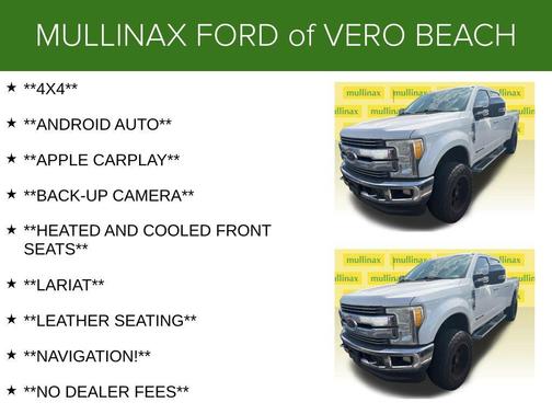 White Platinum Clearcoat Metallic 2017 Ford F-250 Lariat