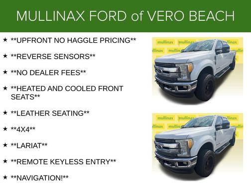 White Platinum Clearcoat Metallic 2017 Ford F-250 Lariat
