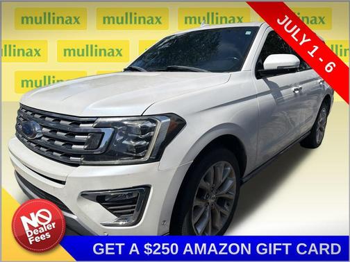 White Platinum Clearcoat Metallic 2019 Ford Expedition Limited