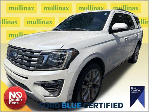 White Platinum Clearcoat Metallic 2019 Ford Expedition Limited