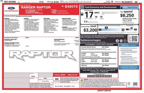 2024 Ford Ranger Raptor