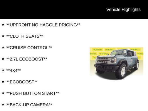 2025 Ford Bronco Heritage Edition