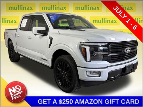 Space White Metallic 2025 Ford F-150 Platinum