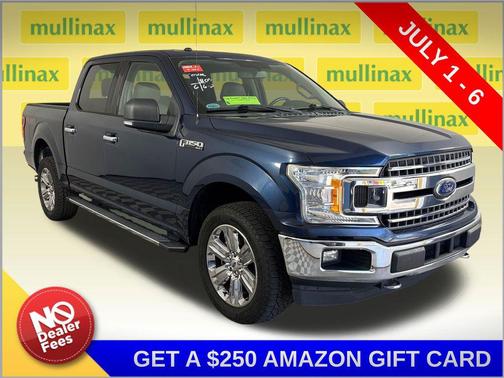 Blue 2018 Ford F-150 XLT