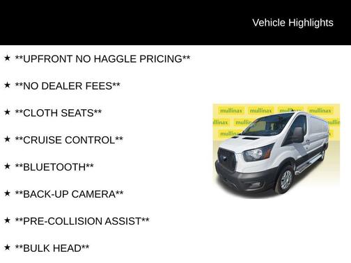 Oxford White 2024 Ford Transit-250 Base