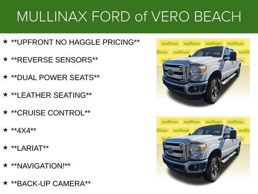 Oxford White 2015 Ford F-250 Lariat