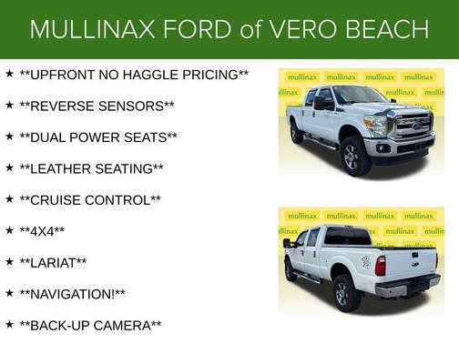 Oxford White 2015 Ford F-250 Lariat