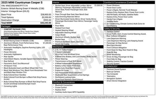2025 MINI Countryman Cooper S ALL4