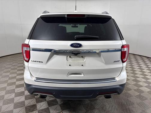 White Platinum Clearcoat Metallic 2018 Ford Explorer Limited