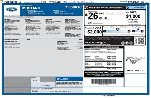 2015 Ford Mustang EcoBoost