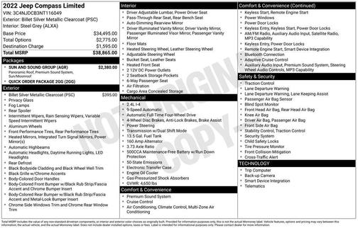 2022 Jeep Compass Limited