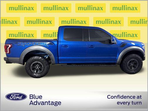 Lightning Blue 2018 Ford F-150 Raptor