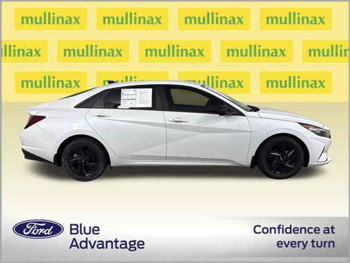 Quartz White 2021 Hyundai ELANTRA SEL