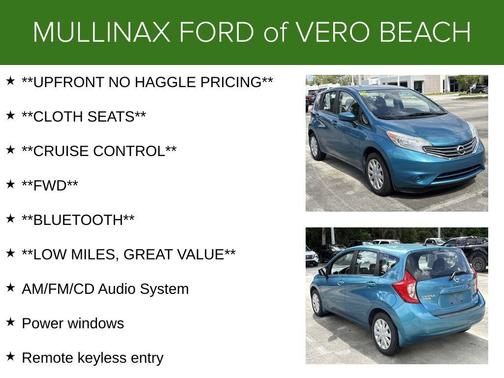 Metallic Peacock 2015 Nissan Versa Note SV