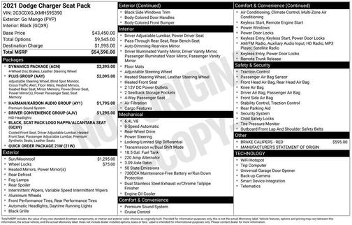 2021 Dodge Charger R/T Scat Pack