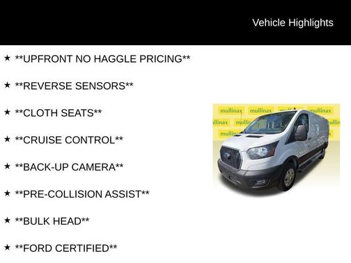 Oxford White 2024 Ford Transit-250 Base