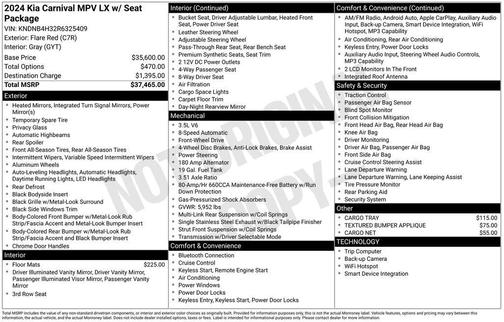 2024 Kia Carnival LX