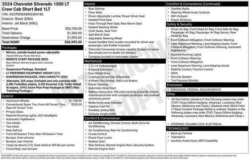 2024 Chevrolet Silverado 1500 LT