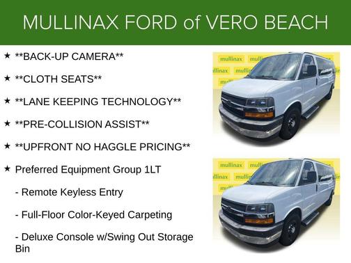 Summit White 2019 Chevrolet Express 3500 LT