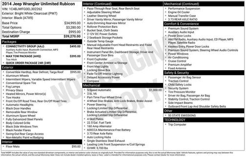 2014 Jeep Wrangler Unlimited Rubicon