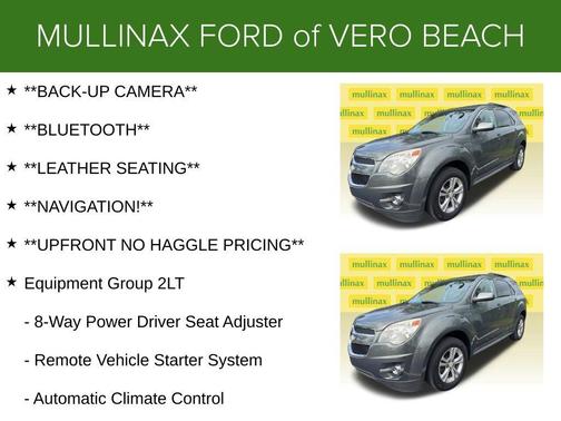 Steel Green Metallic 2013 Chevrolet Equinox 2LT