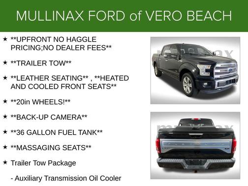 2015 Ford F-150 Platinum