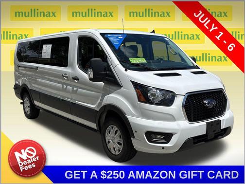 Oxford White 2024 Ford Transit-350 XLT