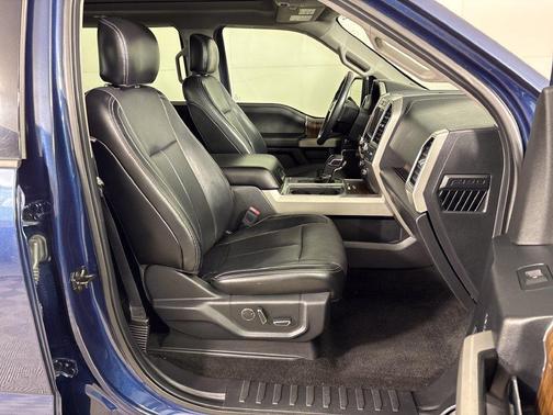 Blue 2018 Ford F-150 Lariat