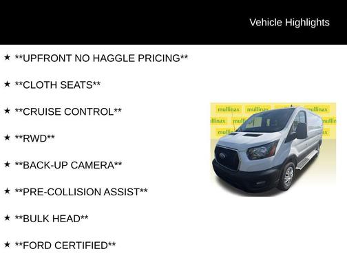 Oxford White 2024 Ford Transit-250 Base