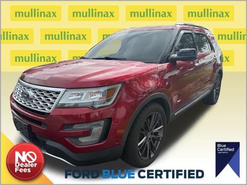 Ruby Red Metallic 2017 Ford Explorer Platinum