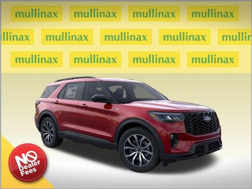 Rapid Red Metallic Tinted Clearcoat 2026 Ford Explorer ST-Line