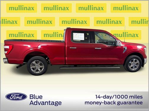 Red 2021 Ford F-150 Lariat