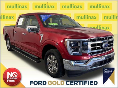 Red 2021 Ford F-150 Lariat