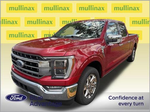 Red 2021 Ford F-150 Lariat