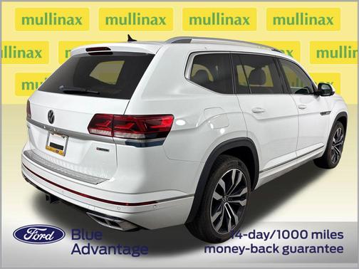 Pure White 2021 Volkswagen Atlas 3.6L SEL Premium