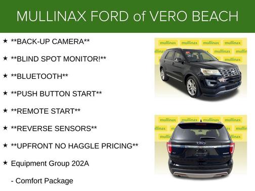 Shadow Black 2016 Ford Explorer XLT