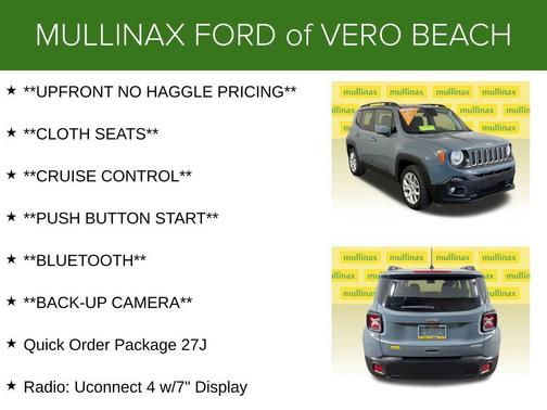 Anvil 2018 Jeep Renegade Latitude