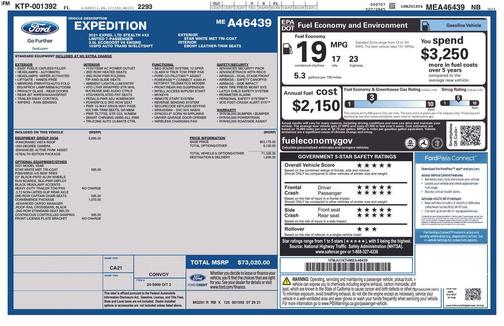 White 2021 Ford Expedition Limited