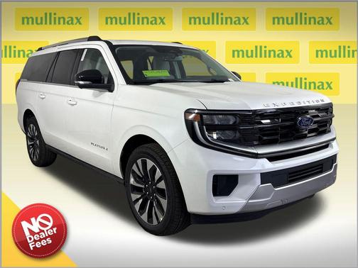White Metallic 2026 Ford Expedition Max Platinum