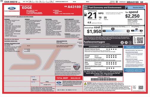 2021 Ford Edge ST
