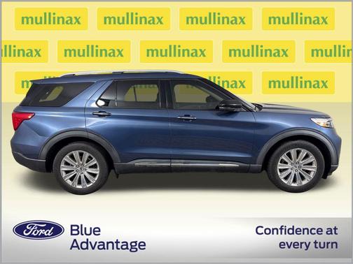 Blue Metallic 2020 Ford Explorer Limited