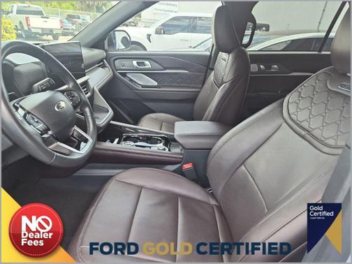 White Metallic 2025 Ford Explorer Platinum