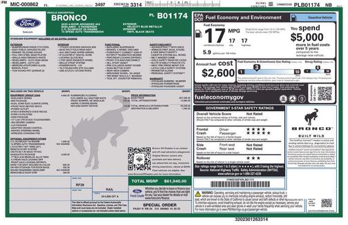 2023 Ford Bronco Badlands