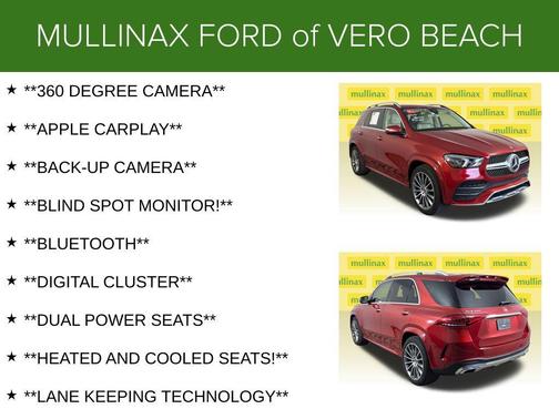 designo Cardinal Red Metallic 2020 Mercedes-Benz GLE 350 4MATIC