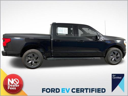 Black Metallic 2025 Ford F-150 Lightning LARIAT