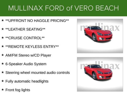 2007 Saturn Sky Red Line