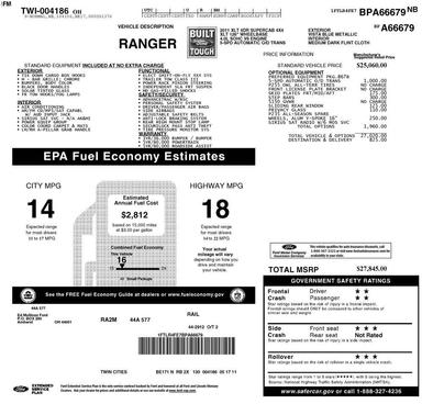 2011 Ford Ranger XLT