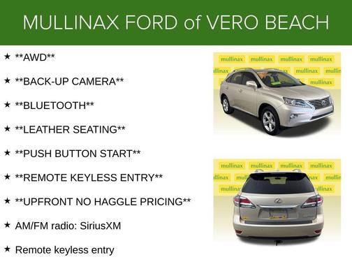 Cashmere Metallic 2015 Lexus RX 350 Base